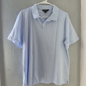 Banana Republic Sky Blue Polo Shirt